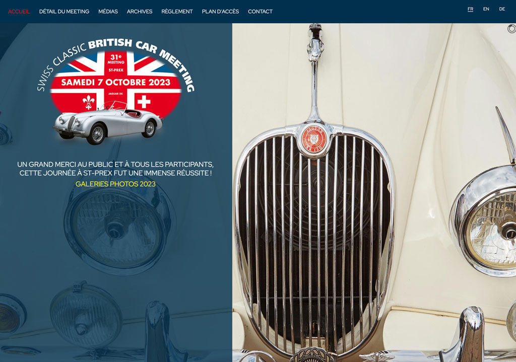 Swiss Classic British Car meeting - St-Prex