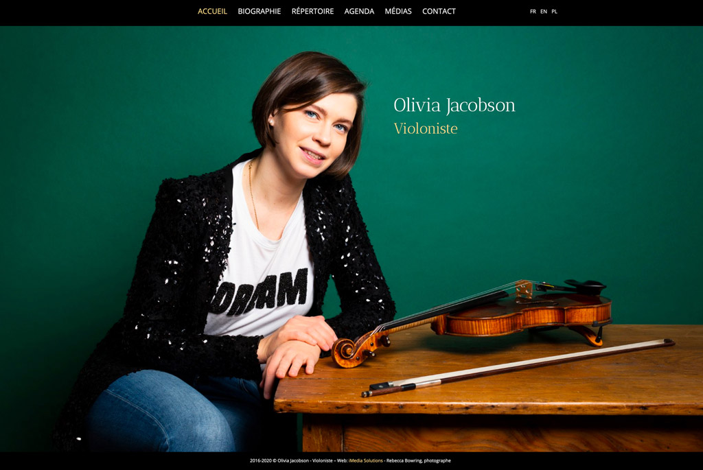 Olivia Vilmart-Jacobson - Violoniste - Genève